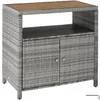 tectake® Gartenschrank Monscia höhenverstellbare Füße, 90 x Produktbild-Vorschau 1
