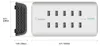 Belkin Rockstar 10-Port USB-Lad. 120W, 2,4A je Port,weiß Produktbild-Vorschau 10