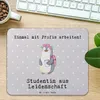 Mr. & Mrs. Panda Mousepad Studentin Leidenschaft - Grau Produktbild-Vorschau 2