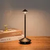 LED Tischlampe Kabellos Schwarz, Moderne Nachttischlampe, 3 Produktbild-Vorschau 2