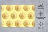 MuchoWow® Schreibtischunterlage Bitcoin - Gold - Muster - Produktbild-Vorschau 2