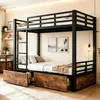 Letto a castello Flieks 90x200 cm con 2 cassetti, letto a Anteprima dell’immagine prodotto 1
