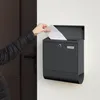 Relaxdays Briefkasten mit Namensschild, 4 Schlüssel, Produktbild-Vorschau 3