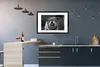 MuchoWow® MuchoWow® Gerahmtes Poster Böser Wolf - schwarz Produktbild-Vorschau 5