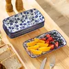 Assiette à sushis, lot de 6 assiettes rectangulaires Voir les images du produit 8