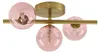 Olucia - REMO - Deckenleuchte - Rosa / Messing Produktbild-Vorschau 2