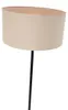 Stehlampe Schwarz mit Schirm HellBraun 50 cm Simplo Produktbild-Vorschau 6