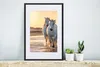 MuchoWow® Gerahmtes Poster Pferde - Wasser - Strand - Tiere Produktbild-Vorschau 4
