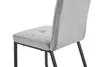 A single gray chair with black legs is shown from a side angle against a white background. Náhled obrázku produktu