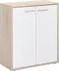 Kommode Komi 2D aus Laminat und Kunststoff, 2-türig, 1 Produktbild-Vorschau 1