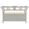 vidaXL Sitzbank Grau 107x45x75,5 cm Massivholz Tanne -  Produktbild-Vorschau 4