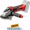 A cordless angle grinder is shown against a white background. Podgląd zdjęcia produktu
