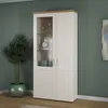 trendteam Wohnen Vitrine Shade Andersen Pine weiß 95 x 194 Produktbild-Vorschau 2