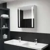 vidaXL LED-Spiegelschrank 60x14x62 cm Produktbild-Vorschau 1
