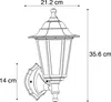 Klasyczna lampa ścienna zewnętrzna czarna IP44 - New Haven Podgląd zdjęcia produktu 3