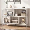 COSTWAY 2-in-1 boekenkast en console, 3 niveaus, vrijstaand Productafbeelding-voorbeeld 9