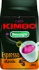 A bag of Kimbo Espresso Classic coffee beans, with an image of a cup of coffee. Podgląd zdjęcia produktu