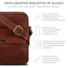 ROYALZ "Oregon" Leder Umhängetasche Herren Klein – Kompakte Produktbild-Vorschau 5