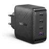 A black UGREEN GaN Tech fast wall charger with multiple USB ports. Produktbild-Vorschau