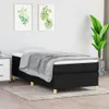 vidaXL Boxspringbettgestell Schwarz 90x200 cm Stoff Produktbild-Vorschau 2