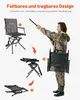 Silla plegable para camping y pesca, con reposabrazos, Vista previa de la imagen del producto 5