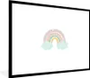 MuchoWow® Gerahmtes Poster Regenbogen - Sterne - Punkte - Produktbild-Vorschau 1