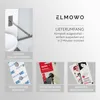 ELMOWO - Edelstahl Handtuchhalter ohne Bohren einarmig in Produktbild-Vorschau 3