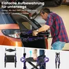 COSTWAY 2in1 rollator e sedia a rotelle pieghevole con Anteprima dell’immagine prodotto 9