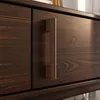 Lowboard TECCA 180 cm, Nussbaum Finish – niedriges Produktbild-Vorschau 4