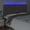 CLORIS Bettkopfteil LED Kopfteil Taupe 200x5x118/128 cm Produktbild-Vorschau 3