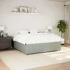vidaXL Rám postele bez matrace světle šedý 200x200 cm Náhled obrázku produktu 2