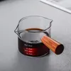 Skleněná konvička na mléko, hrnek na kávu se dvěma Náhled obrázku produktu 3