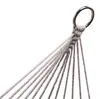 Amaca da giardino boho a rete con nappe appesa al lettino Anteprima dell’immagine prodotto 5