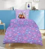 A Disney Frozen themed duvet cover and pillowcase set displayed on a bed. Produktbild-Vorschau