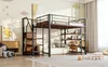 Lit mezzanine 140x200 cm avec escalier de sécurité, espace Voir les images du produit 12