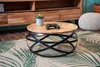 Couchtisch rund Akazieholz massiv natur 60 x 60 cm Produktbild-Vorschau 8