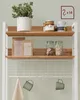 A multi-shelf storage unit with various items on the shelves and hooks. Náhled obrázku produktu