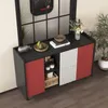 MODFU mobile bar mobile da soggiorno con ante rosse + 2 Anteprima dell’immagine prodotto 9