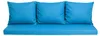Gartenkissen Set blau – 160x60 + 3x50x56 cm Gartenkissen Produktbild-Vorschau 4