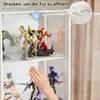 Moderne Glasvitrine, 4-stufig mit LED & Intelligente Produktbild-Vorschau 6