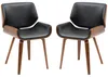 HOMCOM Lot de 2 chaises de salle à manger style vintage Voir les images du produit 10
