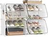 Schuhboxen, Schuhregal Kunststoff, mit Haken, Tür, Produktbild-Vorschau 1