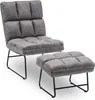 MCombo Relaxsessel mit Hocker, Mikrofaser-Stoffbezug, Produktbild-Vorschau 1