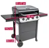 Gasgrill Char-Broil Convektive 410 B 4 Brenner silber inkl. Produktbild-Vorschau 8