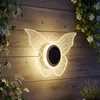 Lampada da parete solare a LED a forma di farfalla Anteprima dell’immagine prodotto 1
