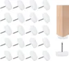 50x Kunststoff Stuhlgleiter Möbelgleiter Ø20mm Produktbild-Vorschau 1