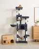 Škrabadlo Feandrea XXL, 199 cm, víceúrovňové, se sisalovými Náhled obrázku produktu 2