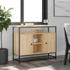 vidaXL Příborník Sonoma Dub 100x35x80 cm výrobek ze dřeva Náhled obrázku produktu 1