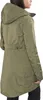A woman is shown from the back wearing a green parka. Produktbild-Vorschau