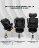 KidsZone Siège Auto Bébé 0 à 36kg Isofix 360 Pivotant Voir les images du produit 2